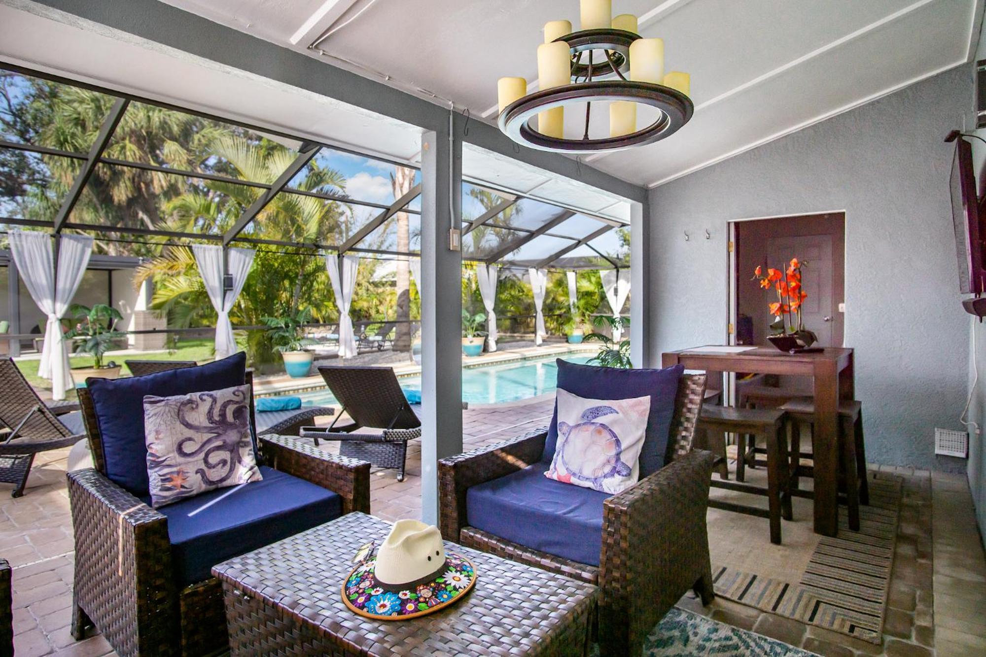 Beach Cottage With Heated Pool Just Off Siesta Key Sarasota Extérieur photo